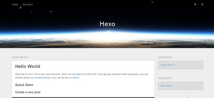 Hexo Page