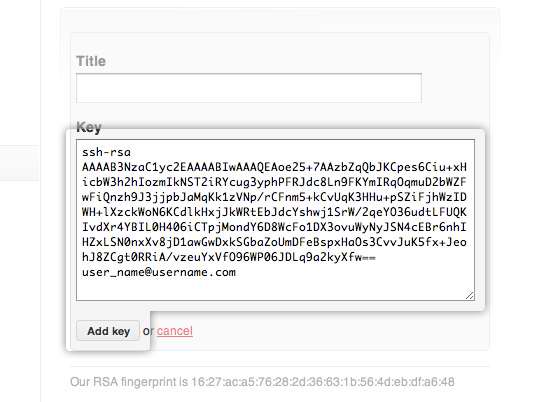 SSH Key
